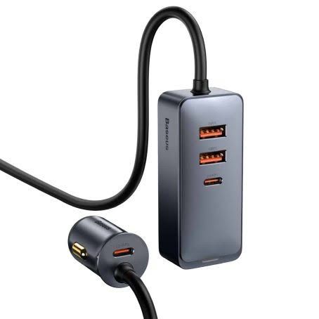 USB Car Charger Typec Car Charger 120W Fast Car Charger