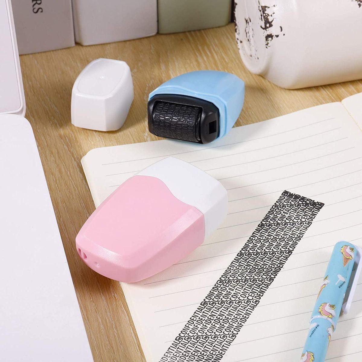1PC Roller Stamp Messy Code Security Stamp Roller Portable