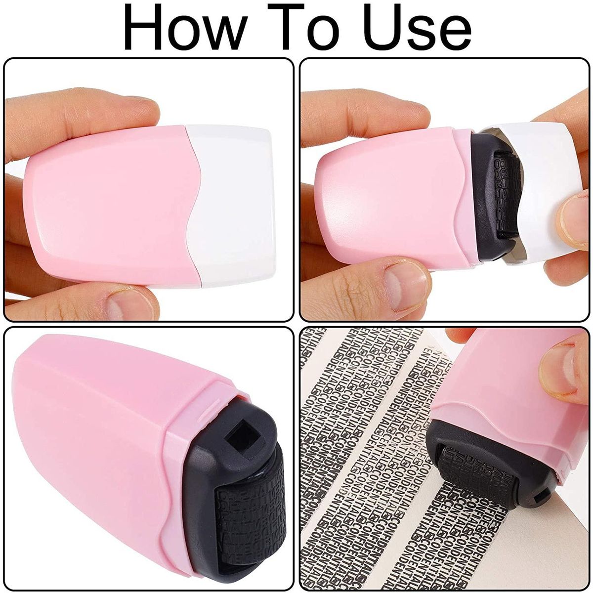 1PC Roller Stamp Messy Code Security Stamp Roller Portable