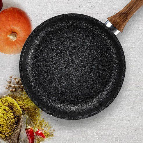 Flonal Nonstick Granite Frying Pan Set Of 2 Induction IH