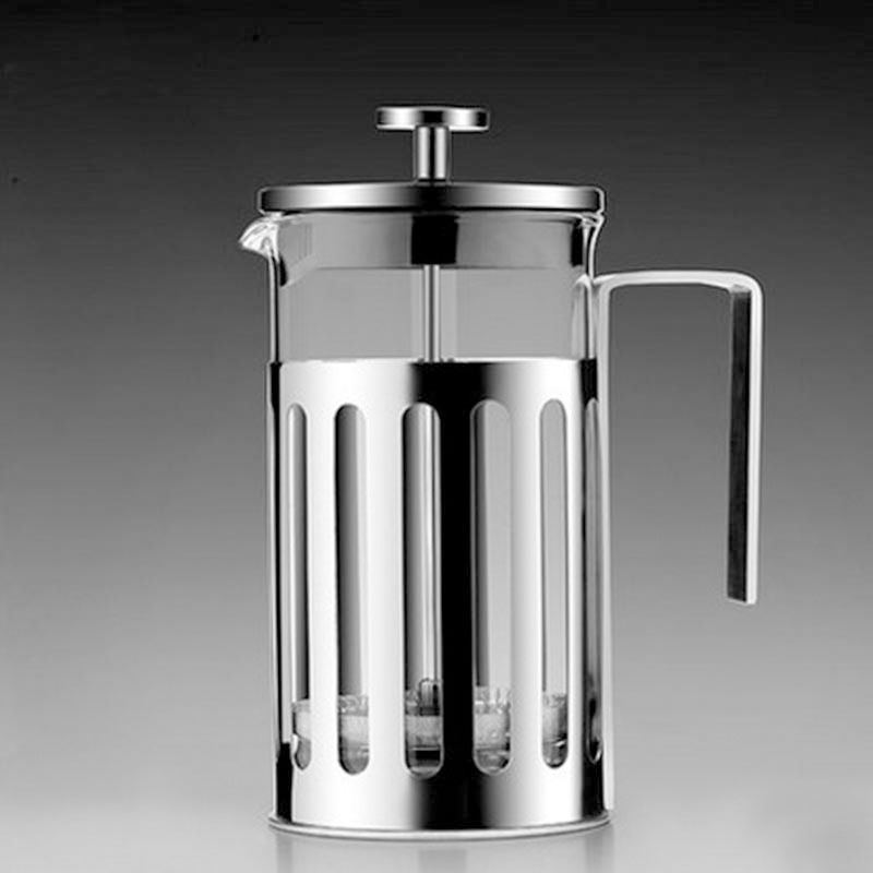 French Presses Vertical Lines Coffee Pot Maker Kettle