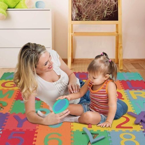 Kids Eva Puzzle Mats Alphabet Nd Numbers- Multicolor Medium