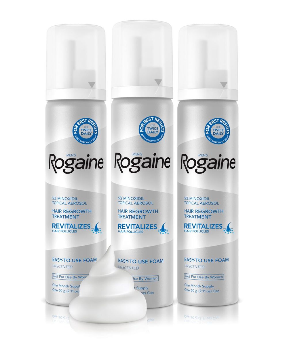 Men's 5% Minoxidil Foam For Hair Regrowth - 3 Months Supply