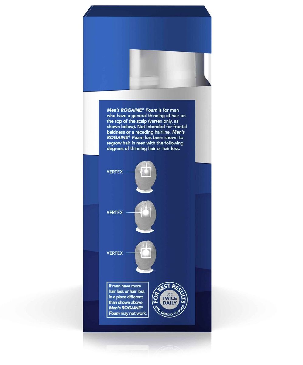 Men's 5% Minoxidil Foam For Hair Regrowth - 3 Months Supply