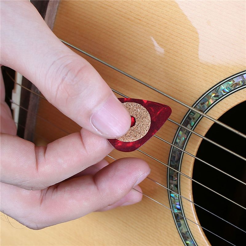 30 PCS Guitar Picks Non-Slip Grip Electric Guitar Pick Accessories Guitar Anti-Skid Gasket