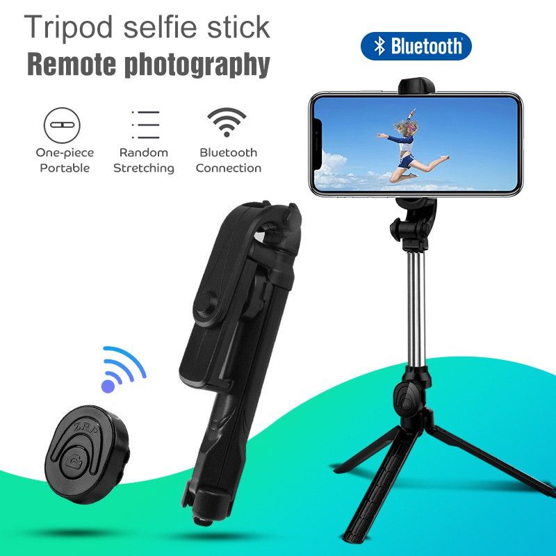 Wireless Selfie Stick For Phone Handheld With Tripod Leg