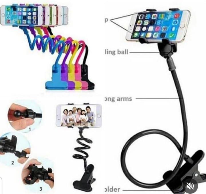 Flexible Lazy Phone Holder Stand ( Note:1pc/color Out The 5)