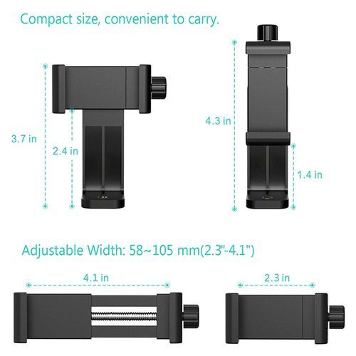 Portable 360 Degree Rotation Tripod Mount Holder Cell Phone