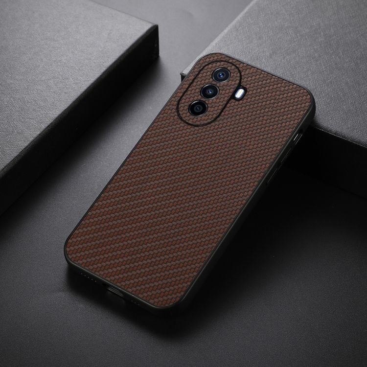 Carbon Fiber Case For Huawei Enjoy 50 China/nova Y70 4G Glob