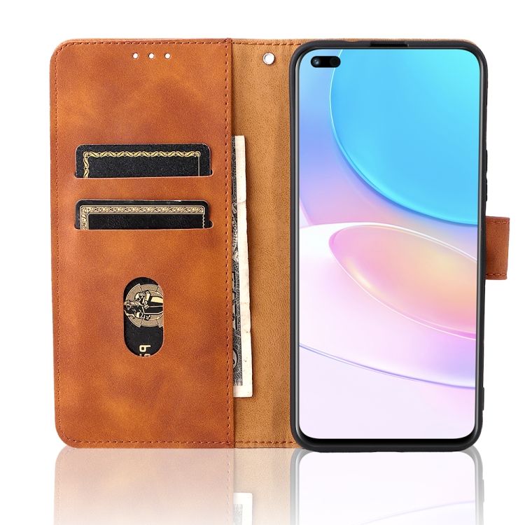 Skin Feel PU Phone Case For Huawei Nova 8i / Honor 50 Lite