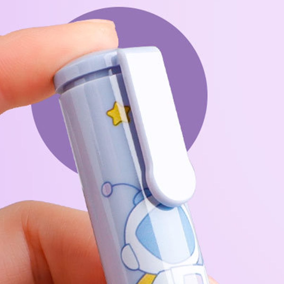 1 Set Student Erasers Good Elasticity Pen Erasers Blue