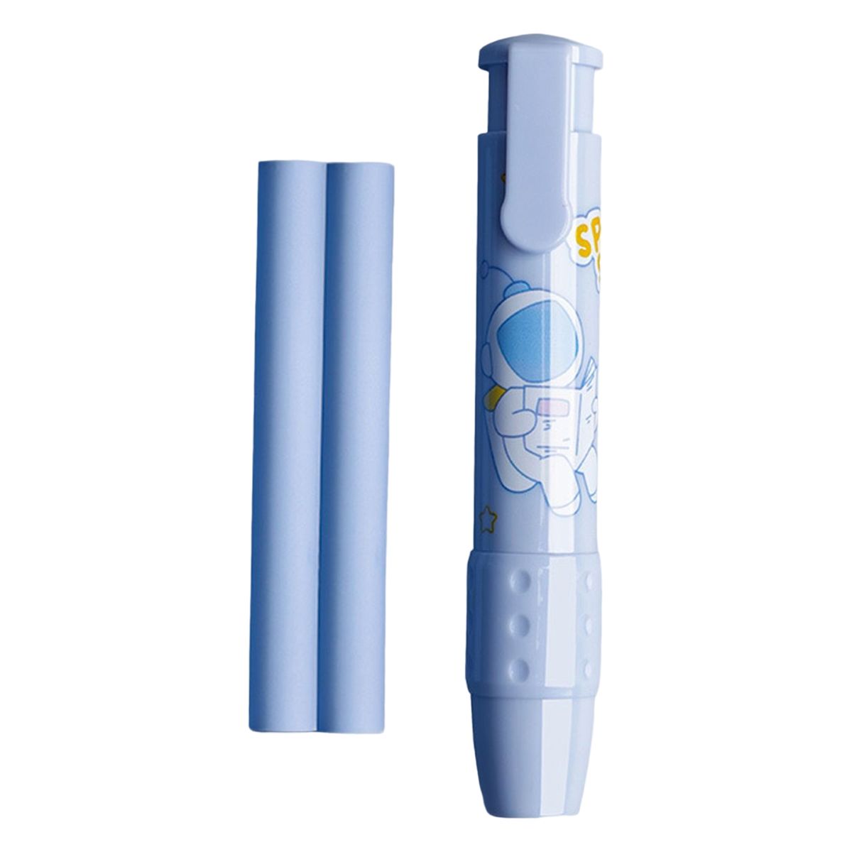 1 Set Student Erasers Good Elasticity Pen Erasers Blue