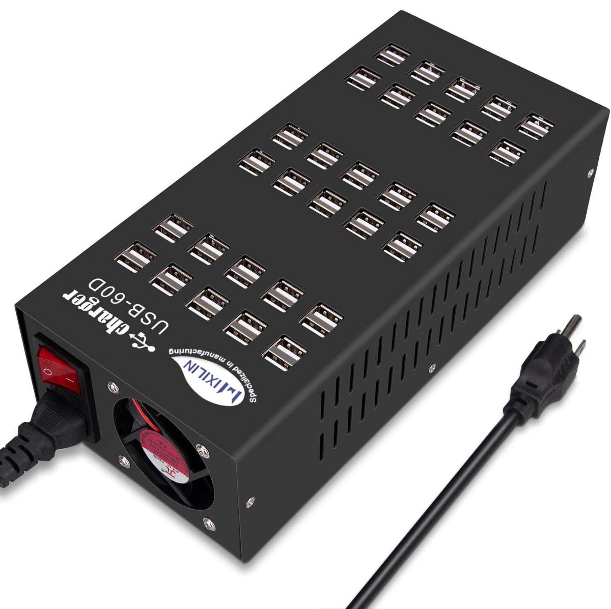 SUPER-FAST Multi 60 Port USB Charging/Organizer Station