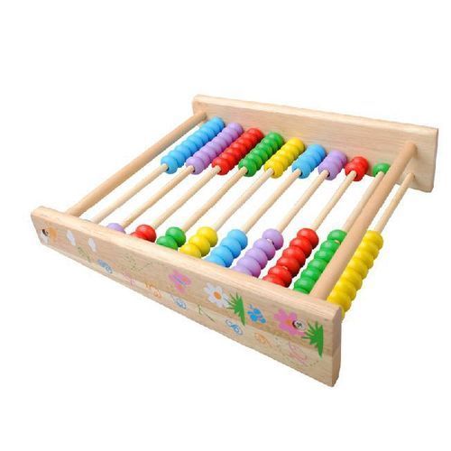 10 Steps Wooden Abacus For Kids Counting