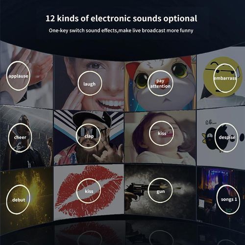 V8 Audio USB External Sound Card Live Show Soundcard