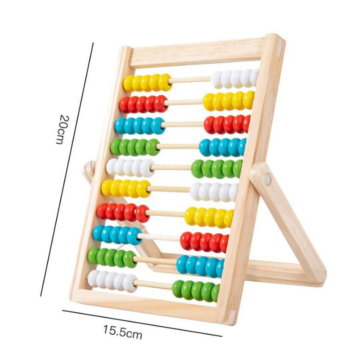 Wooden Abacus Classic Counting Tool,Addition And