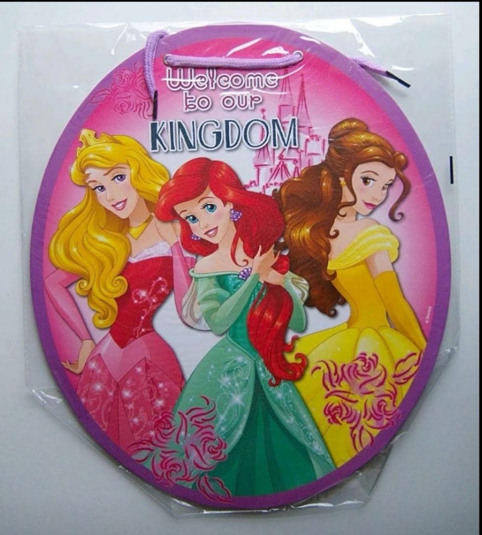 Princess Bedroom Room Sign Plaque Girls Room (UK)