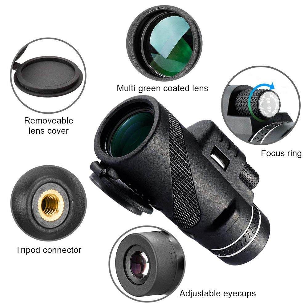 40 X 60 HD Day Night Vision Zoom Optical Hunting Camping Hiking