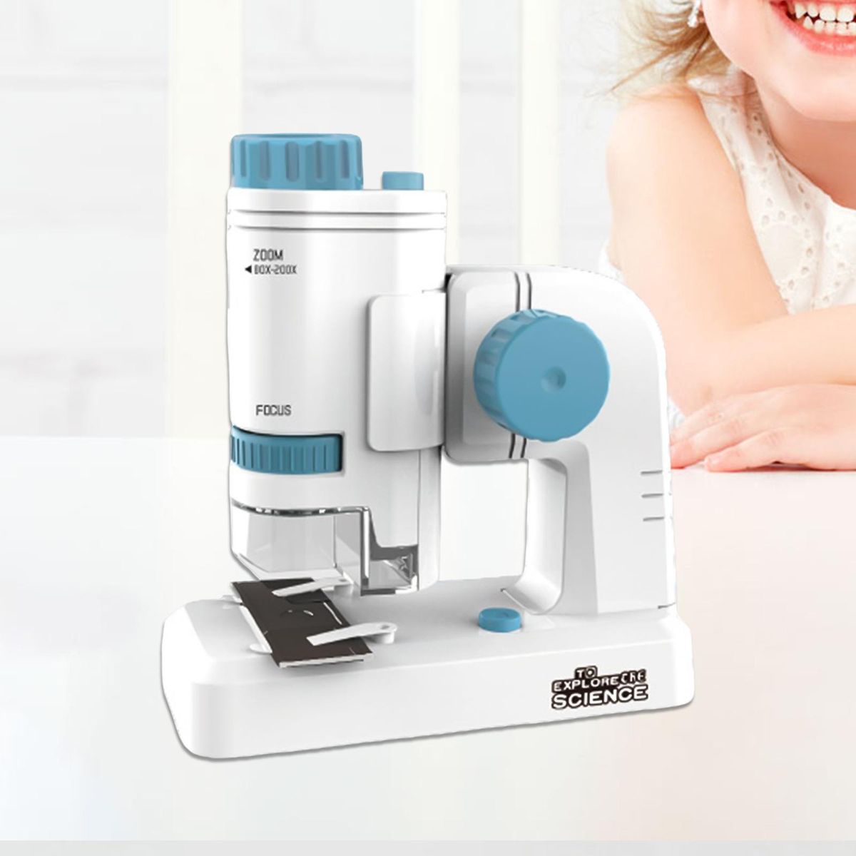 Students Optical Instruments Blue With Base Multi