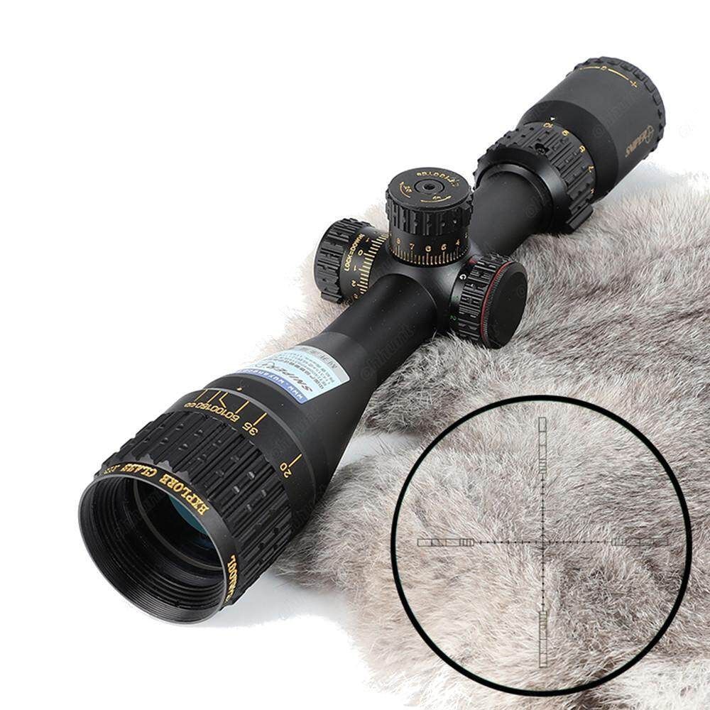 NT 3.5-10X40 AOGL Hunting Riflescopes Optical Sight Full Size Glass Etched Reticle RGB Illuminated Airgun Scope