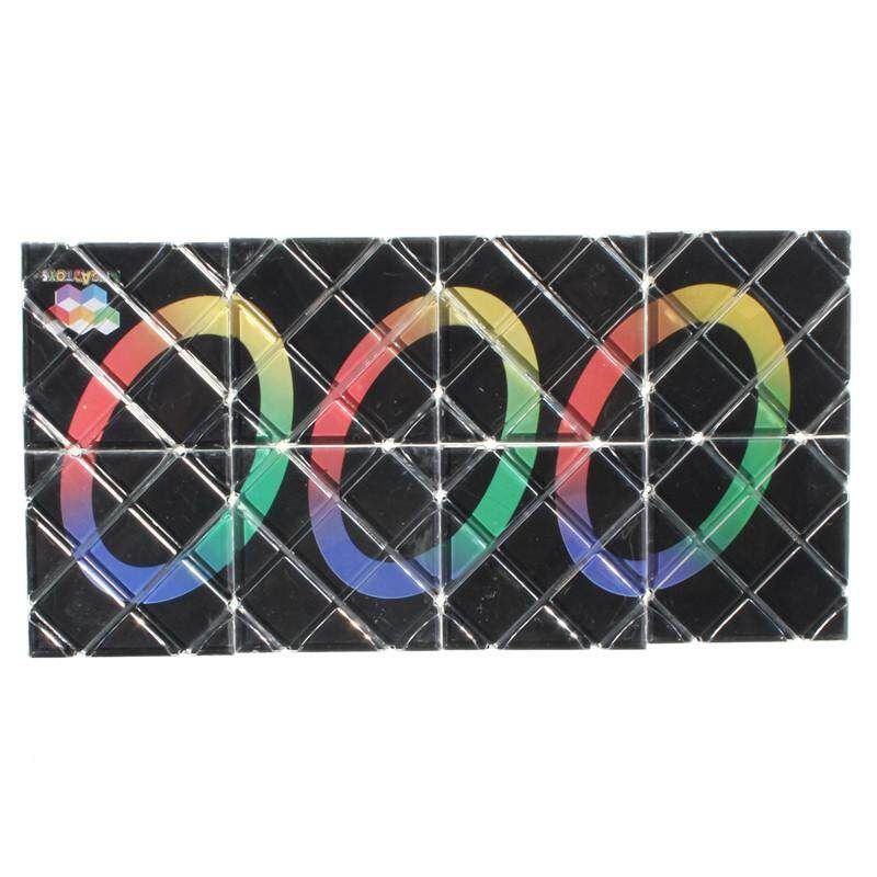 8 Panel 3 Ring Folding Master Magic Puzzle DIY Jigsaws Toy Hand New