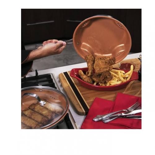 Healthy Non Stick Air Fryer Pan With Cover