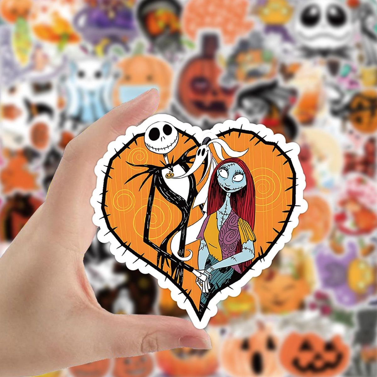 Halloween Decals Spooky Halloween Sticker Pack 50pcs Funny for Water