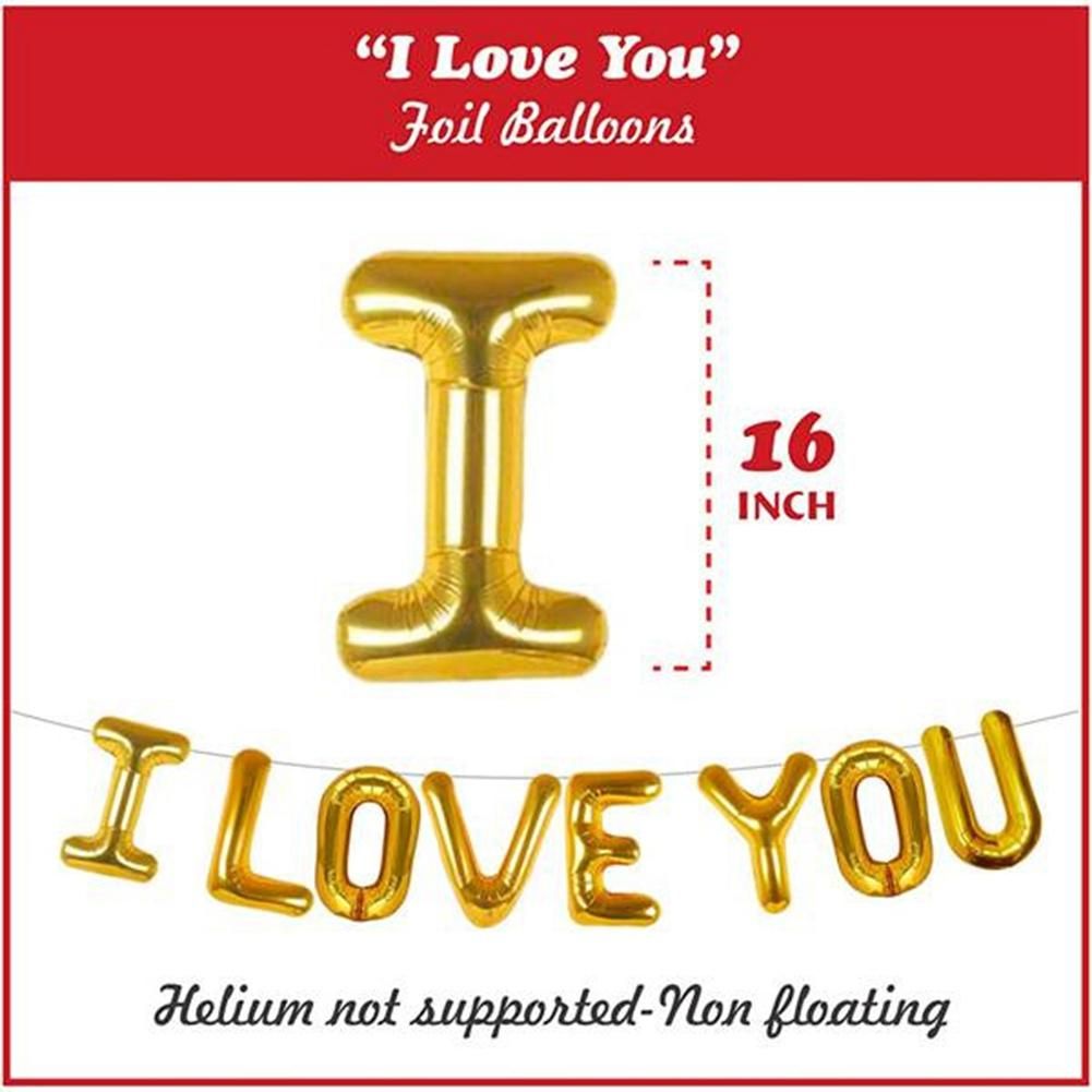 Valentines Day Balloons Decoration Kit - YOU, Balloon
