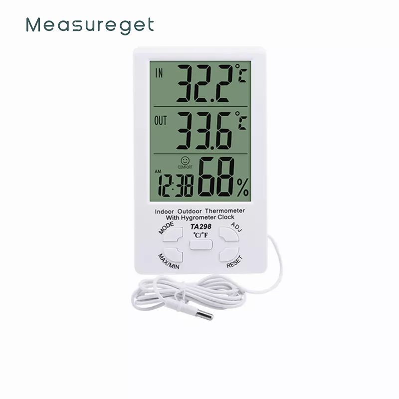Indoor/Outdoor Thermometer Hygrometer Meter Humidity