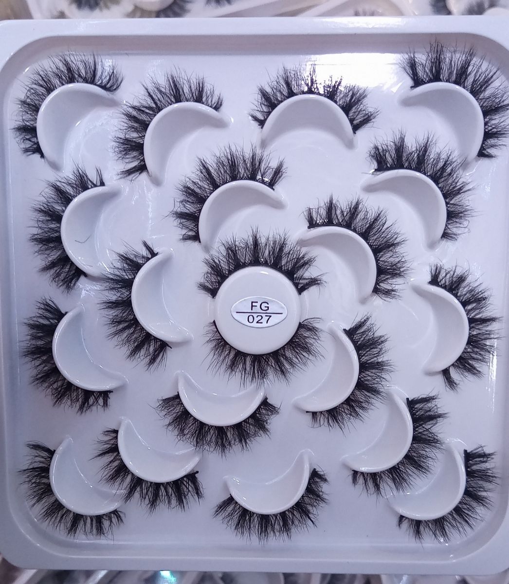 10 Pairs Fluffy Mink Eyelashes