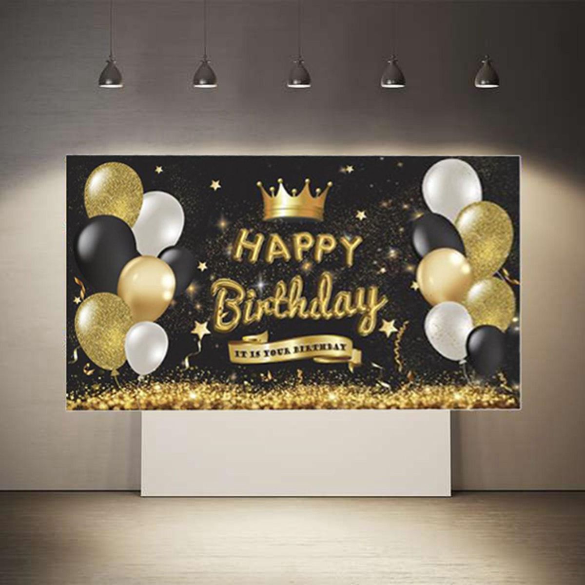 Happy Birthday Backdrop Banner Cheers Years Background
