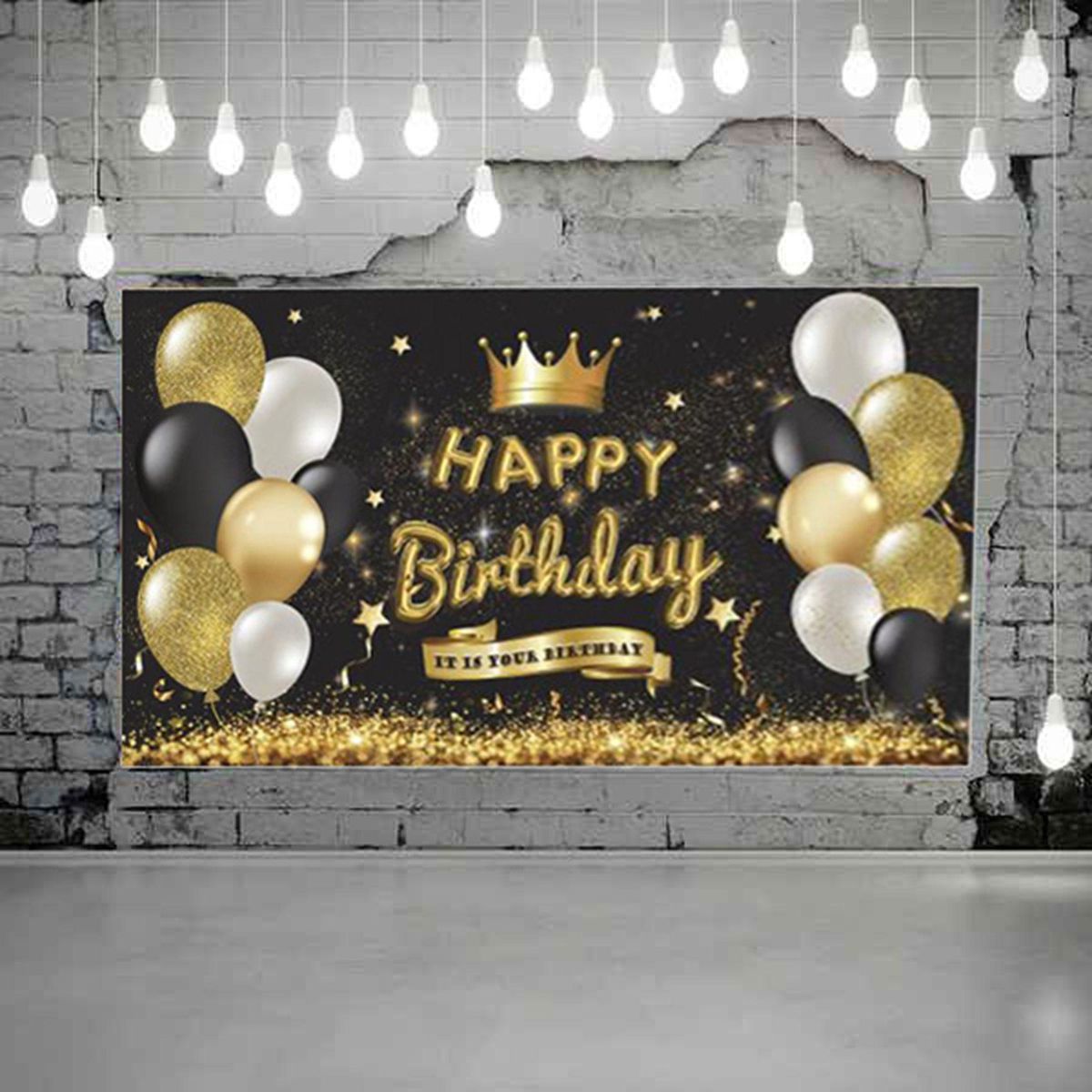 Happy Birthday Backdrop Banner Cheers Years Background