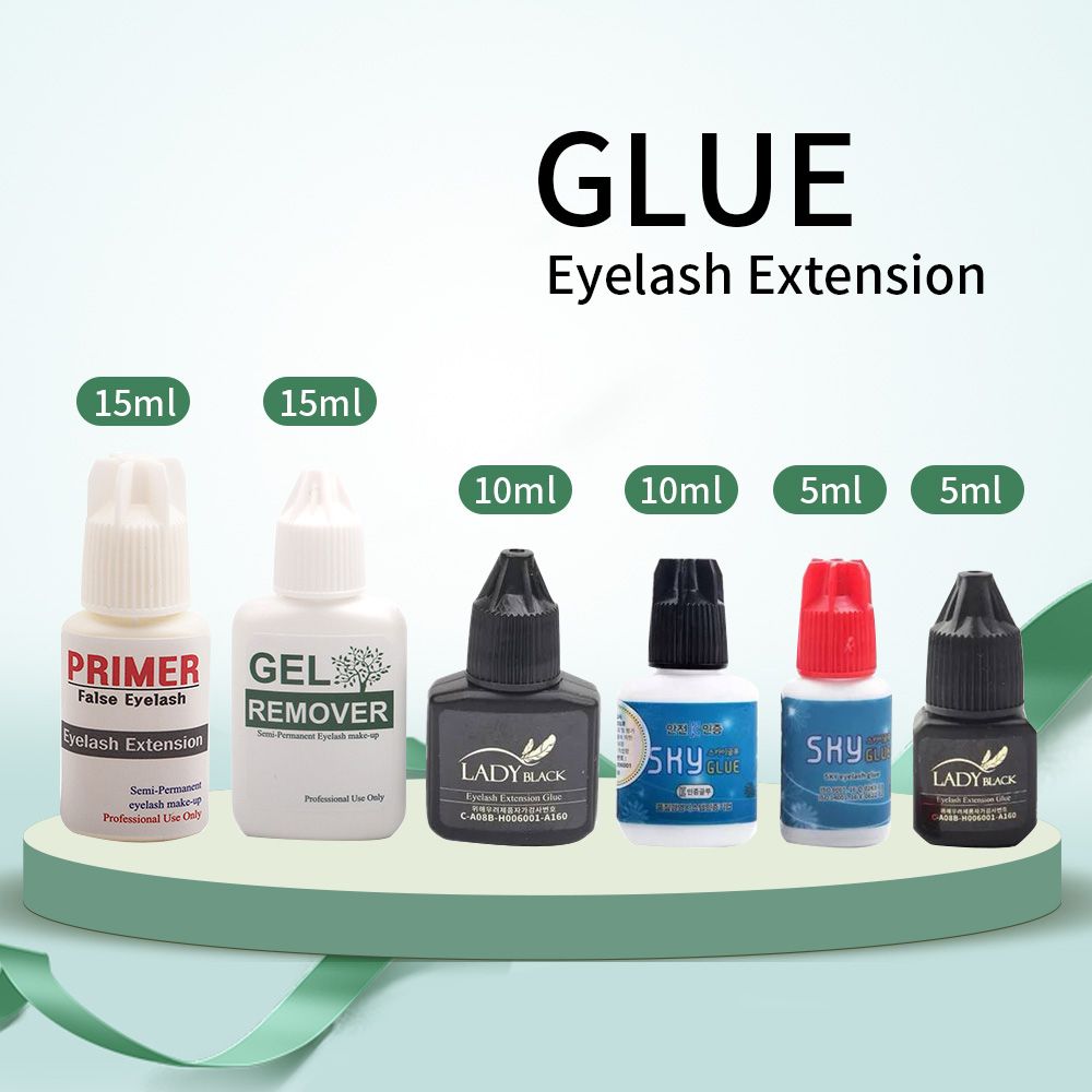 1bottle Sky Glue/lady Black Glue For Eyelash Extension With