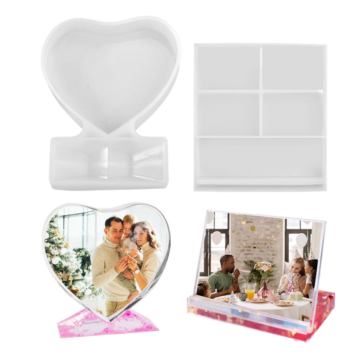 DIY Photo Frame Resin Mold Silicone Casting Molds DIY