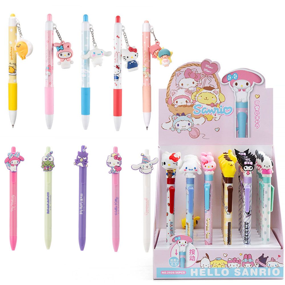Anime Sanrio 0.5mm Neutral Black Pen Cute Hello Kitty