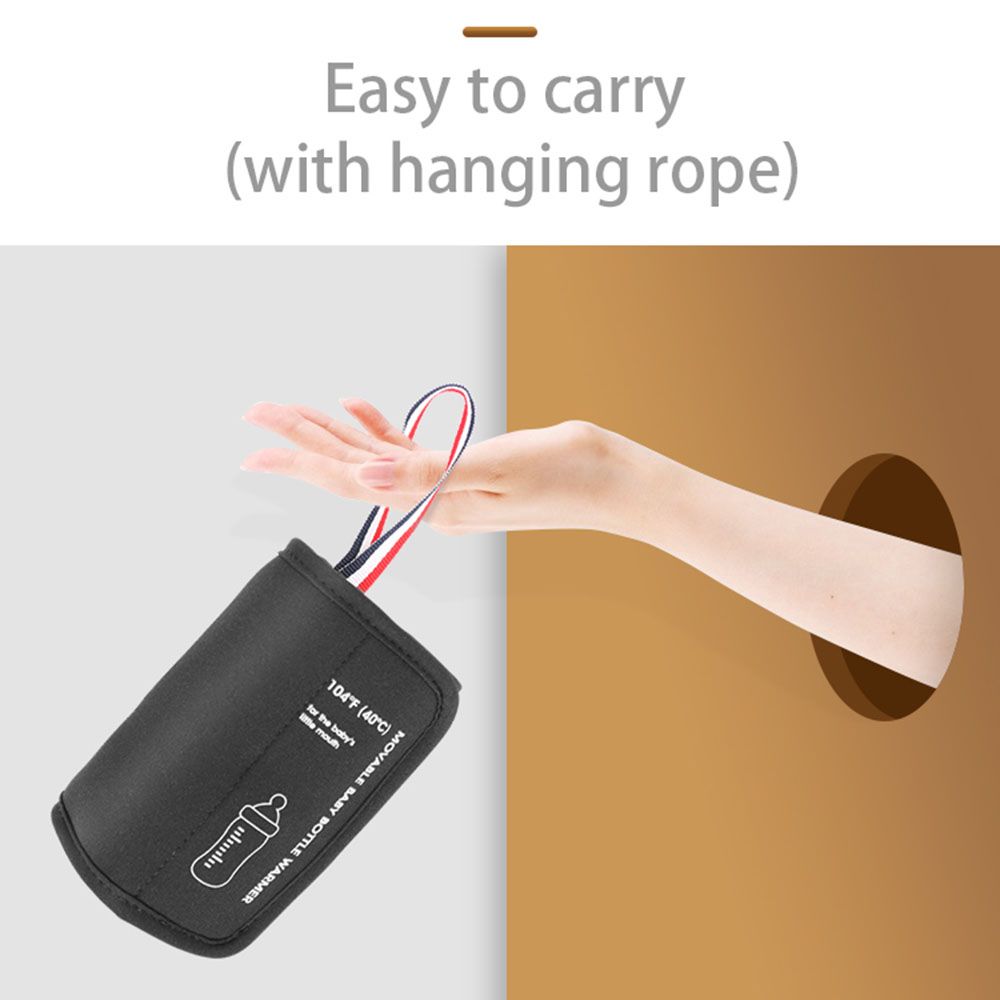 Portable Usb Bottle Warmer Travel Milk Heat Keeper Car Baby