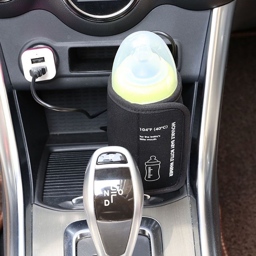 Portable Usb Bottle Warmer Travel Milk Heat Keeper Car Baby