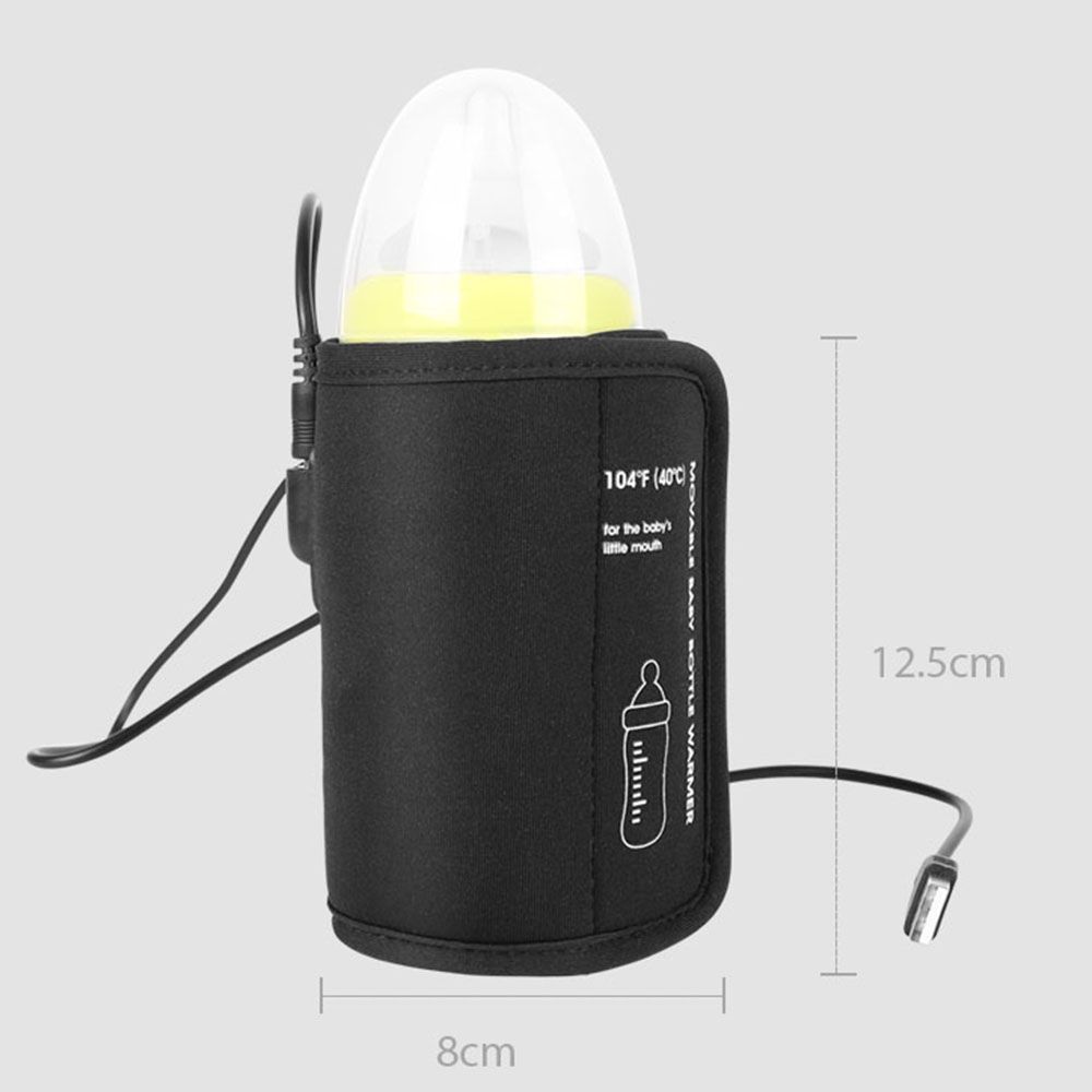 Portable Usb Bottle Warmer Travel Milk Heat Keeper Car Baby