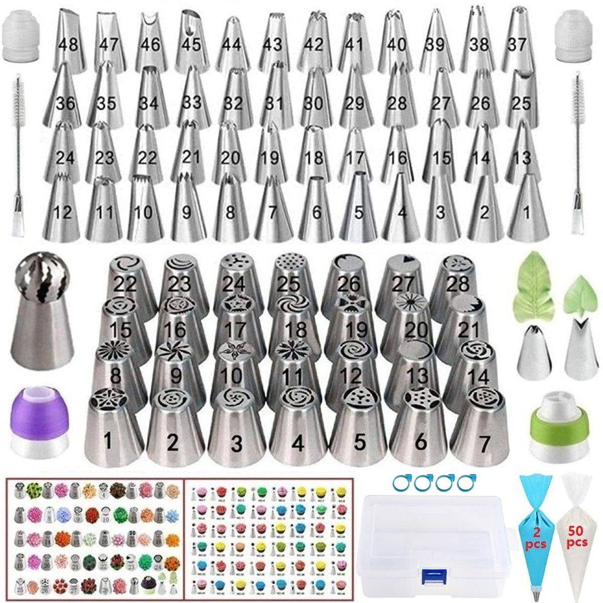 145-Piece Cake Framing Tools Set For Decorating And Baking -
