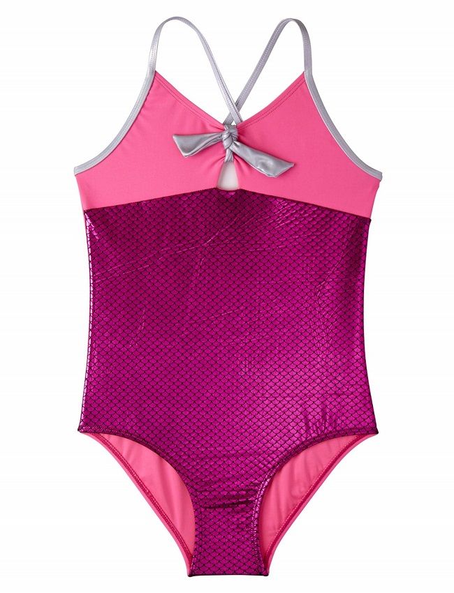 Superior Quality Shinning Metallic Mermaid Scale Swimsuit (UPF 50+ Protection)- 1piece