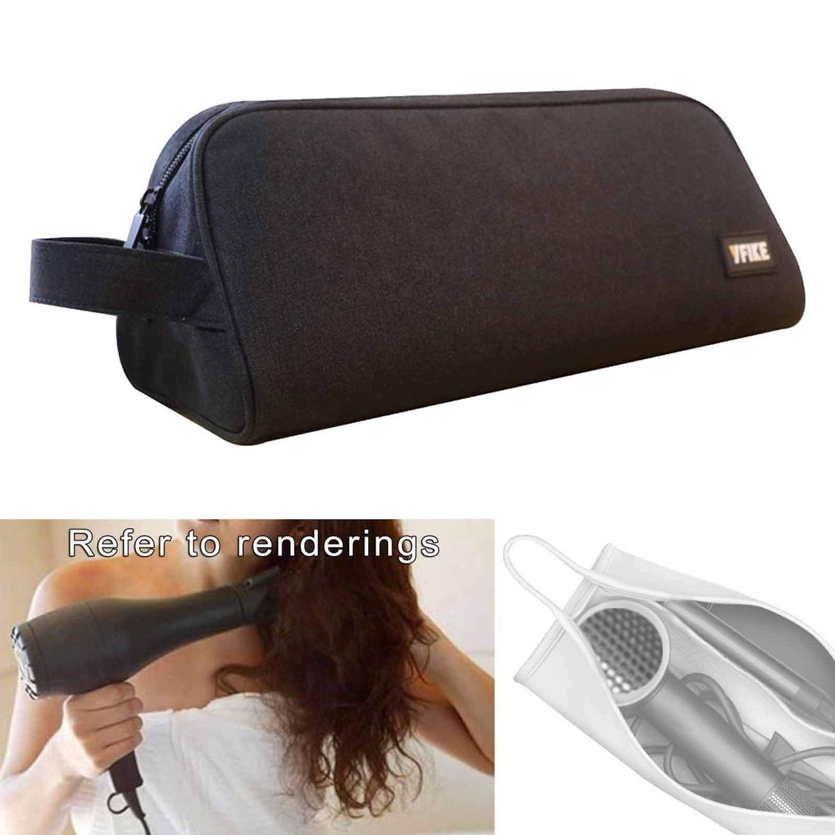 Storage Bag HD01 Universal Moistureproof Portable For Dyson Black