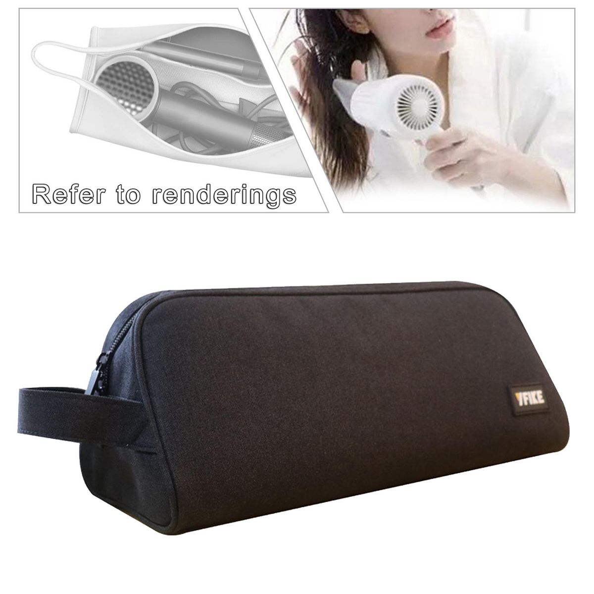 Storage Bag HD01 Universal Moistureproof Portable For Dyson Black