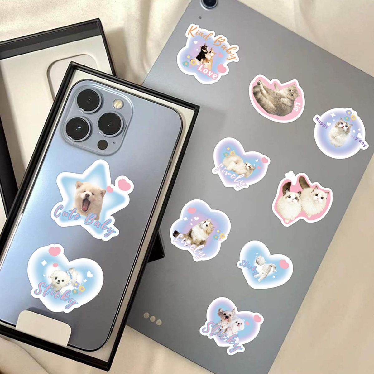 60Pcs Cartoon Stickers DIY Phone Laptop Tablet Notebook Graffiti Stickers