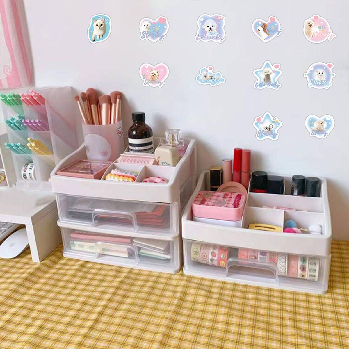 60Pcs Cartoon Stickers DIY Phone Laptop Tablet Notebook Graffiti Stickers