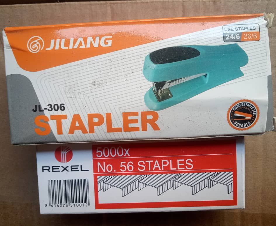 1 High Quality JL -306 Stapler + 56 Staple Pins