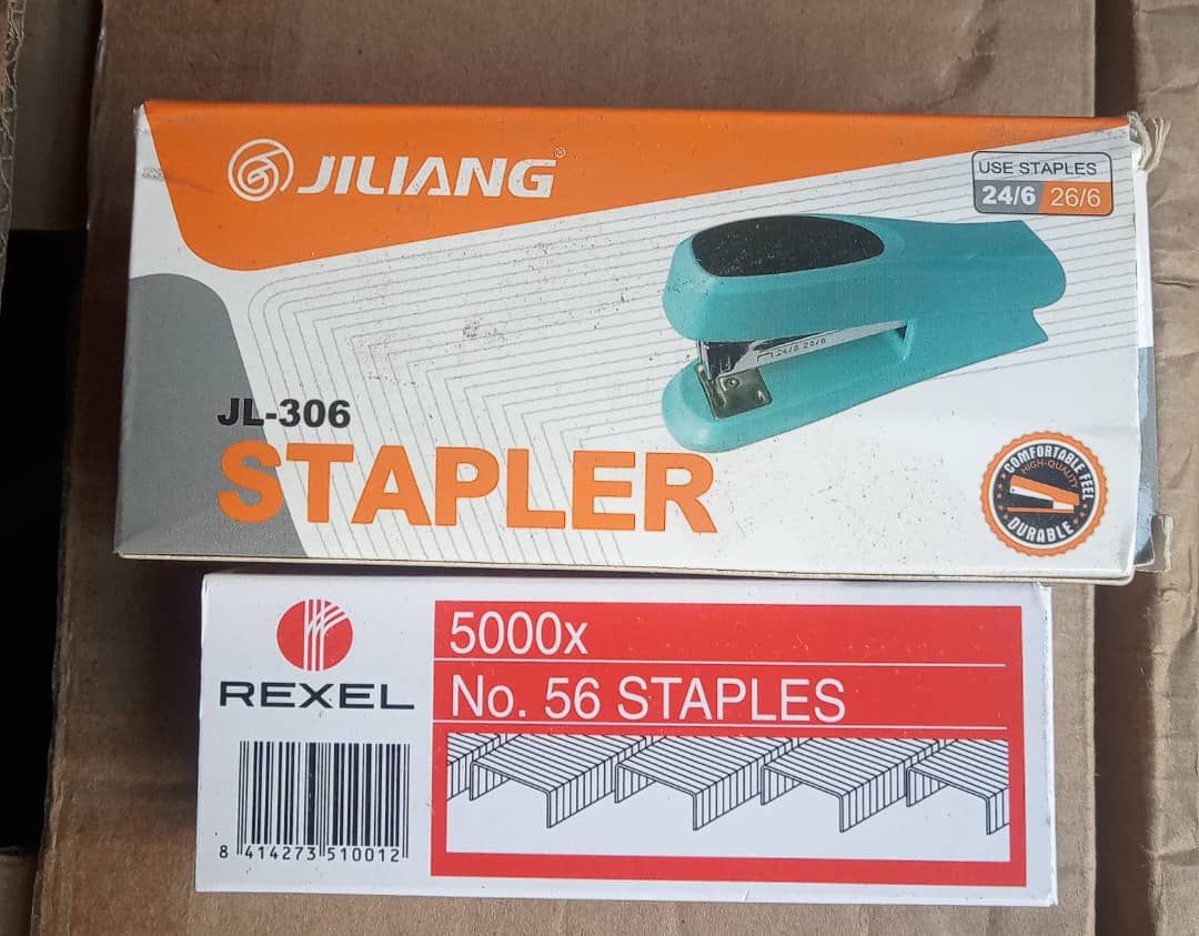1 High Quality JL -306 Stapler + 56 Staple Pins