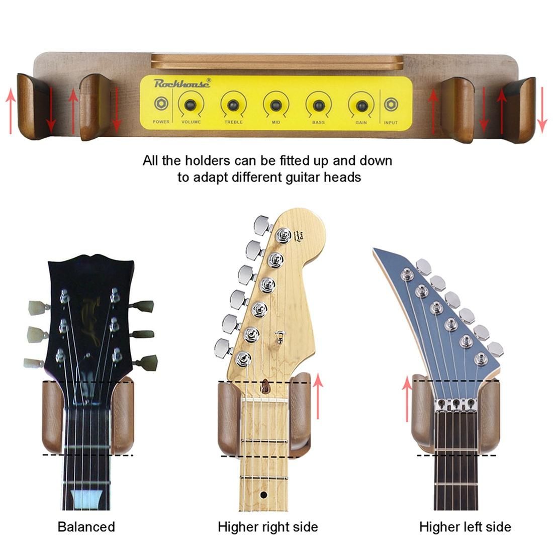 Wood Guitar Rack , Hanging Bracket Guitar