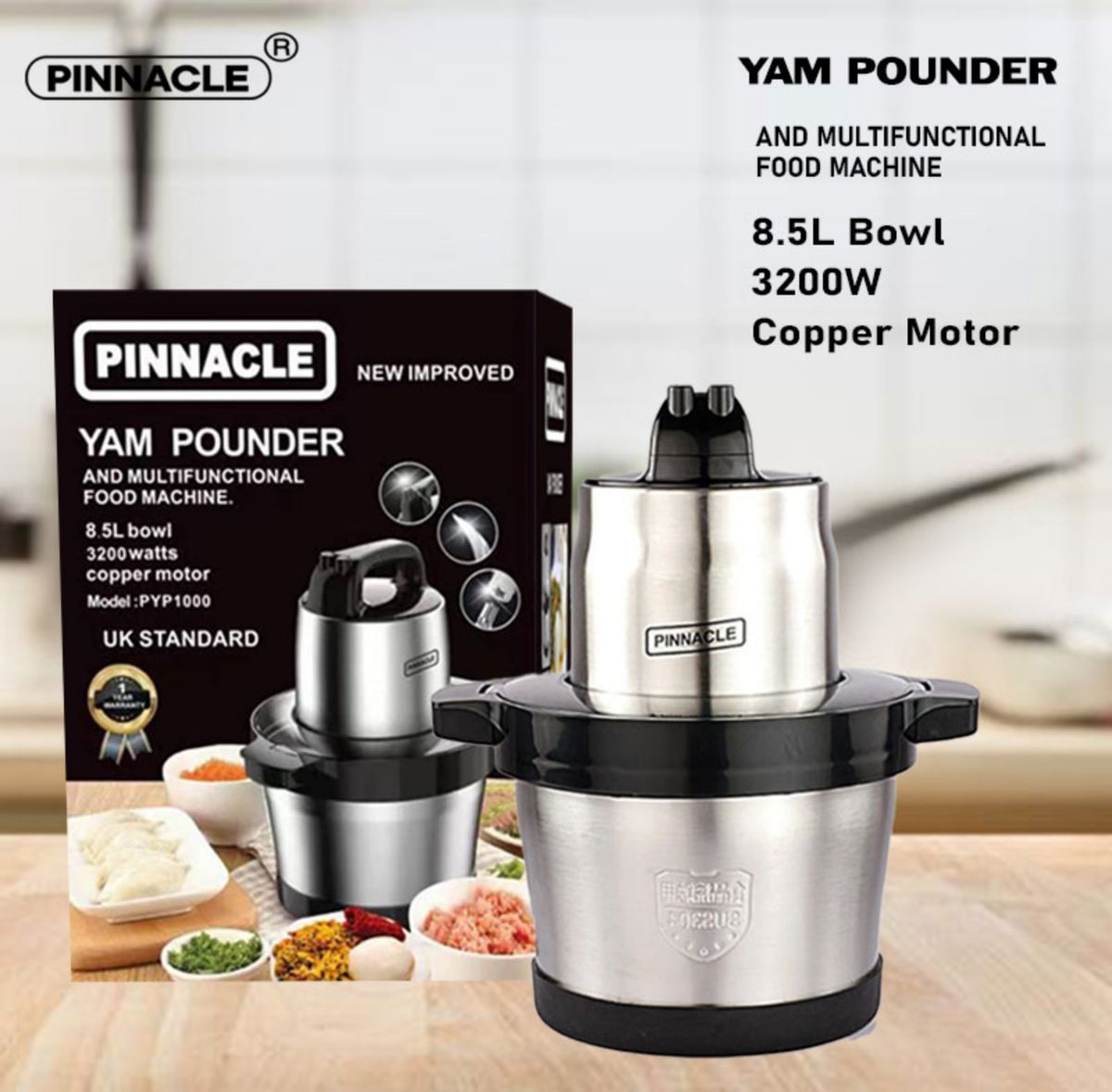 8.5 Litres Yam Pounding Machine (PYP-1000)