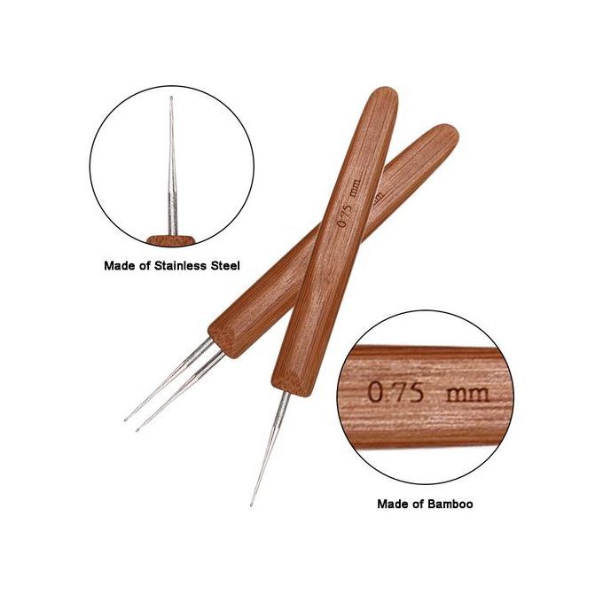 Dreadlock Crochet Hook Dirty Braid Crochet Needle - 3Pcs