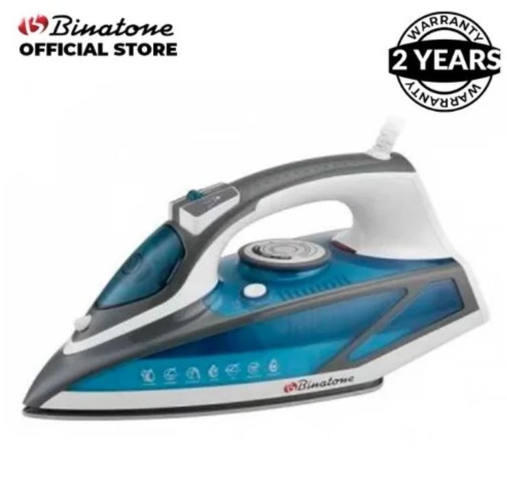 Smooth Gliding Steam Iron (SI-2410) - Blue